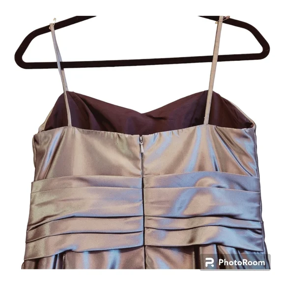 Beautiful Cocktail Spaghetti Straps Midi Dress - Picture 7 of 13